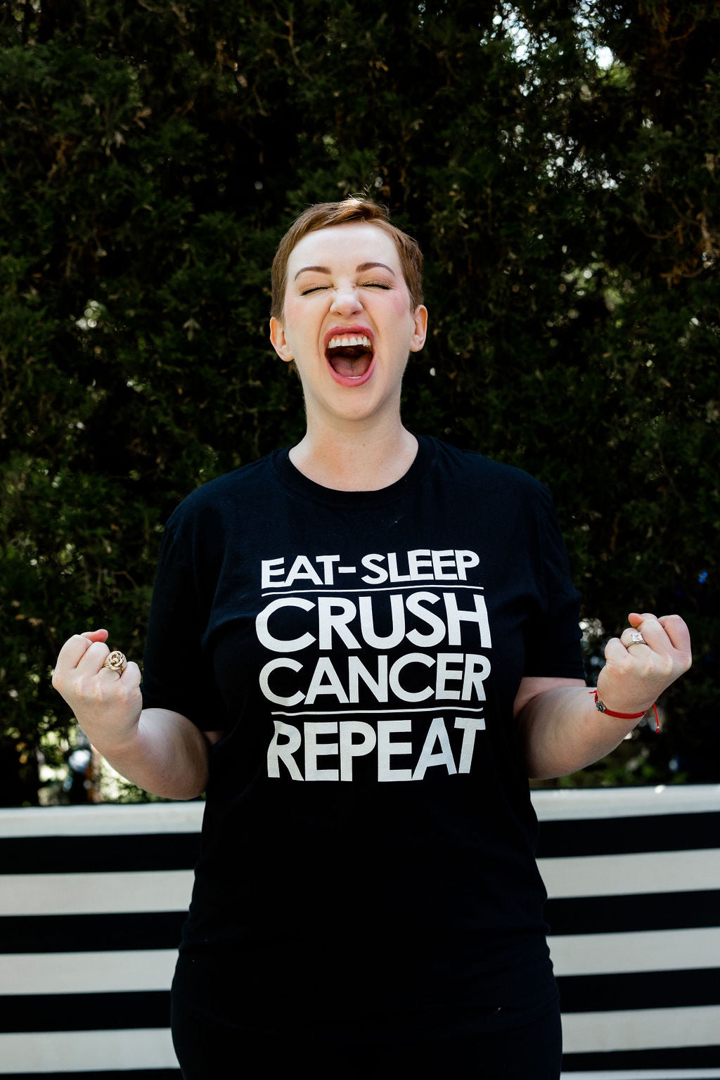 Eat Sleep Crush Cancer Shirt