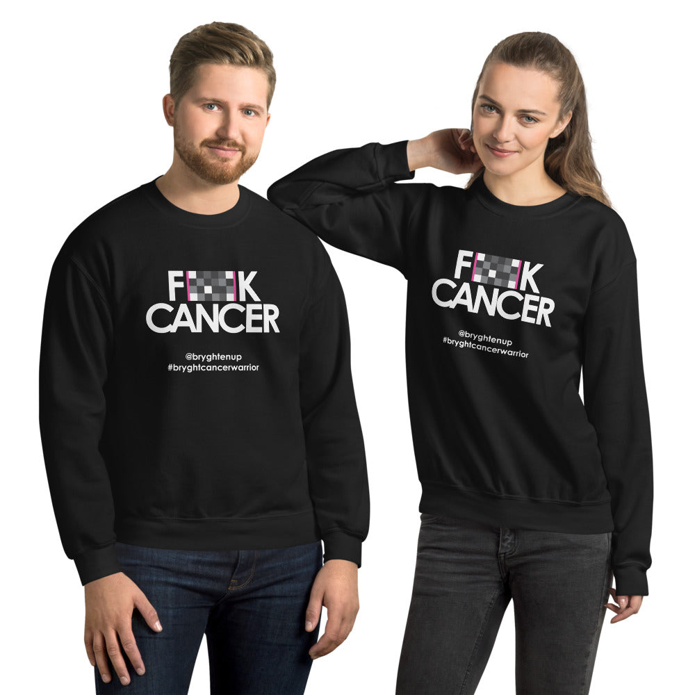 FUCK Cancer Sweater *pink accent