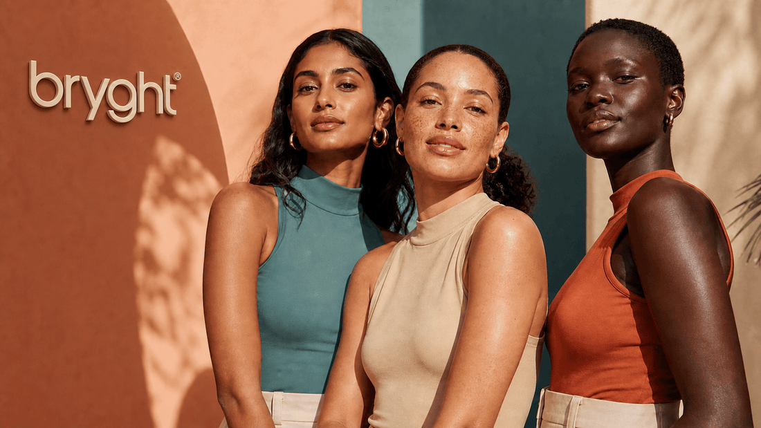 Diverse adults in warm natural light celebrating individual skin tones