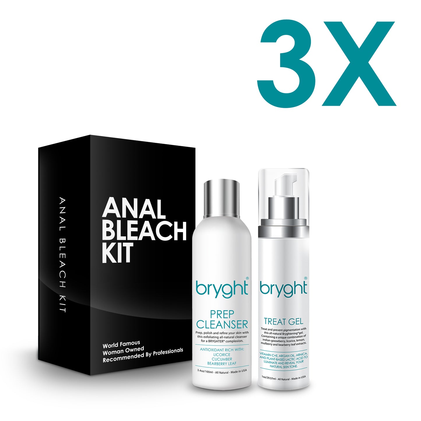 Anal Bleaching Kit Pro Retail Bundles