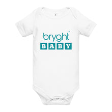 Load image into Gallery viewer, Baby block letters short sleeve one piece
