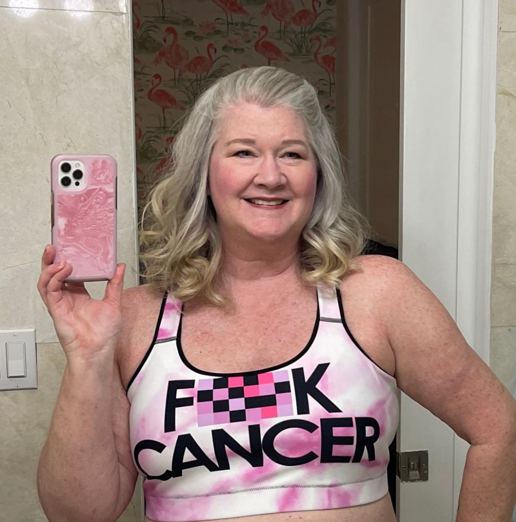 Brassière de sport FUCK Cancer