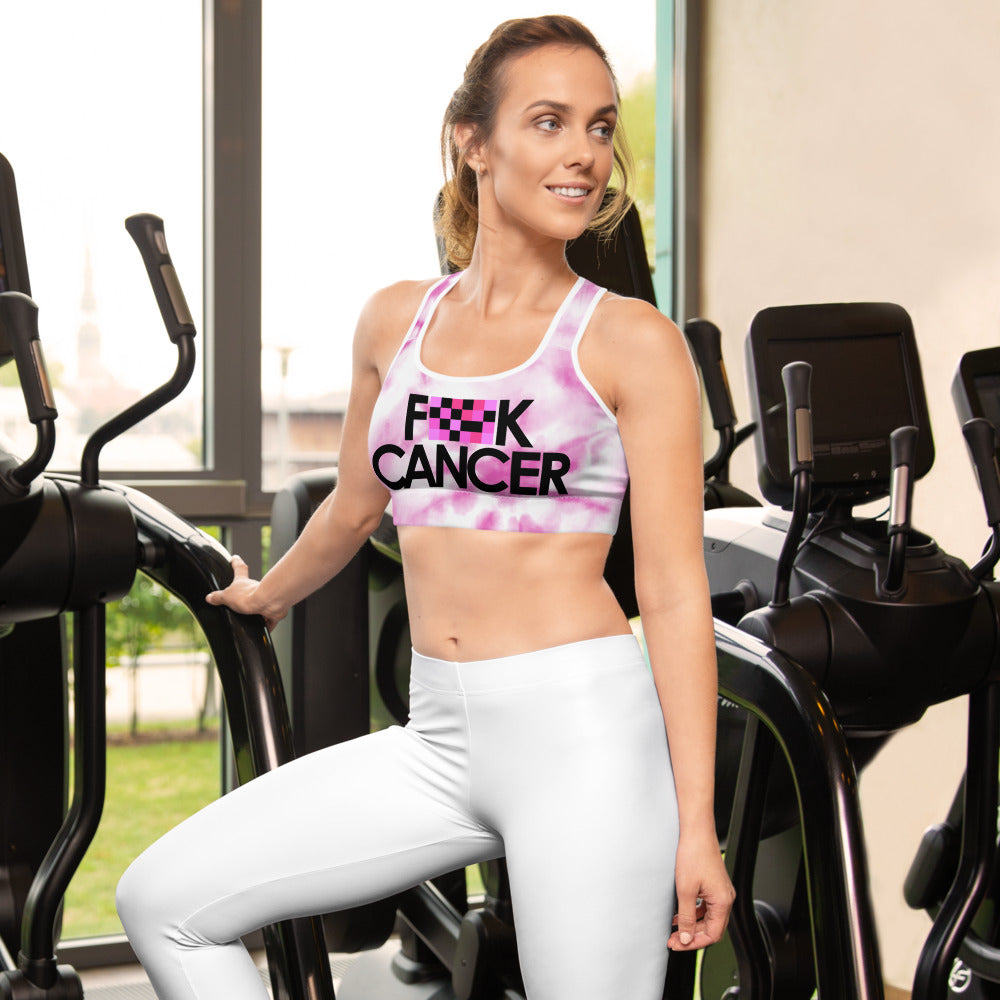 All over Fckcncr sports bra – 5X Cancer Foundation